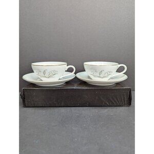 Kaysons Fine China Golden Rhapsody 1961 Cup and Saucer Set Lot of 2